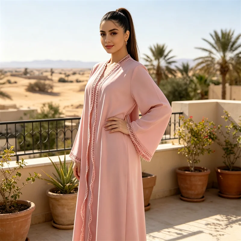 Muslim Women Kimono Cardigan with Long Dress 2 Piece Set Dubai Abaya Turkey Kaftan Islam Jalabiya Kebaya Femme Ensembles Caftan
Muslim Women Kimono Cardigan with Long Dress 2 Piece Set Dubai Abaya Turkey Kaftan Islam Jalabiya Kebaya Femme Ensembles Caftan