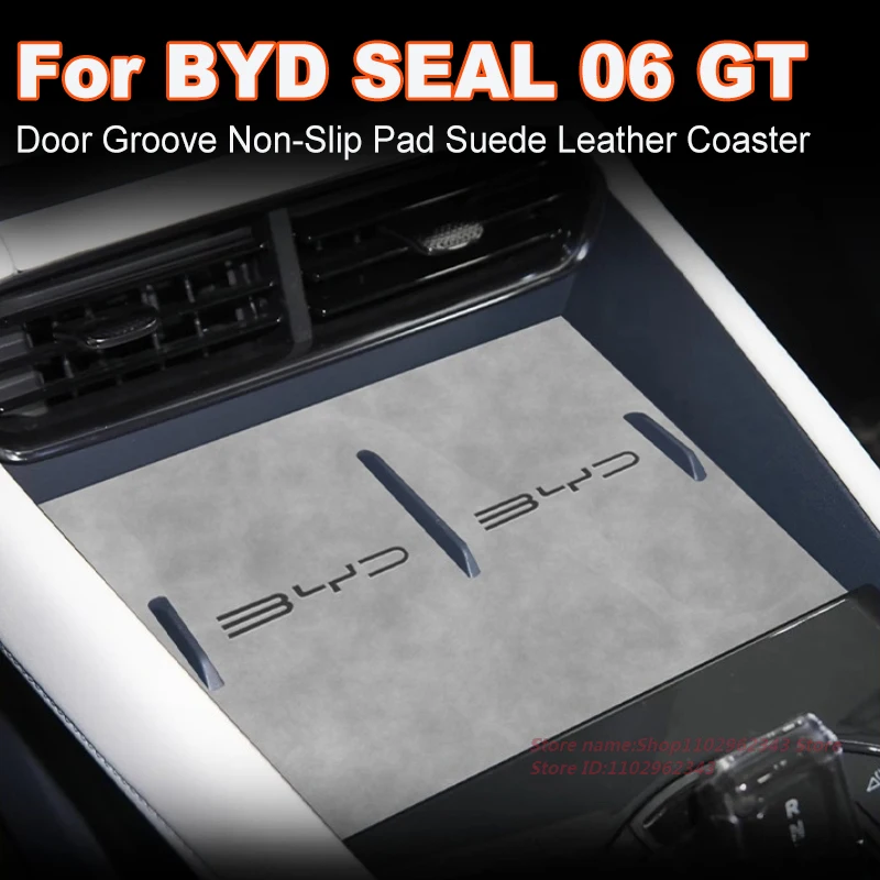 For BYD SEAL 06 GT 25 Anti-Slip Cup Mat Suede Leather Coaster Non-Slip Pad for Car Interior Door Groove Modified Accessory
For BYD SEAL 06 GT 25 Anti-Slip Cup Mat Suede Leather Coaster Non-Slip Pad for Car Interior Door Groove Modified Accessory