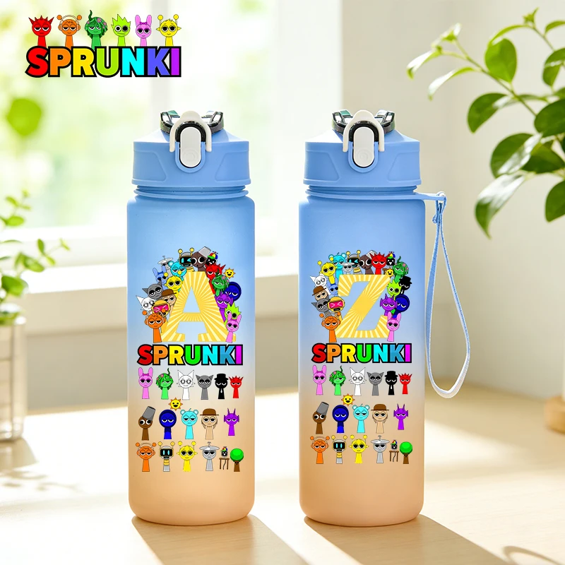 750ML Sprunki Water Bottle Woman Man Water Cup 26 Letters Print Large Capacity Drinking Bottle Portable Outdoor Sports Cups Gift
750ML Sprunki Water Bottle Woman Man Water Cup 26 Letters Print Large Capacity Drinking Bottle Portable Outdoor Sports Cups Gift