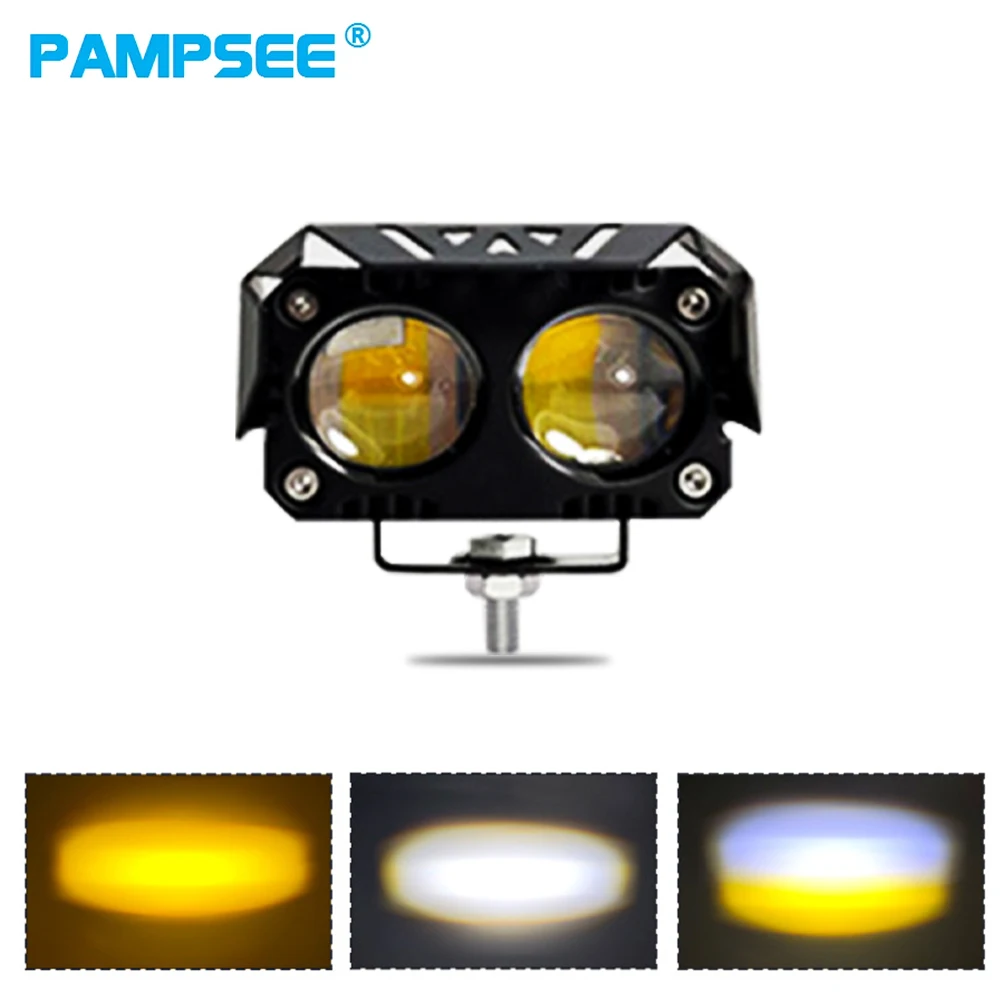 Dual Color White Yellow Mini LED Work Fog Driving Light 24V PAMPSEE For Car Motorcycle Bumper Grille Aux Headlamp
Dual Color White Yellow Mini LED Work Fog Driving Light 24V PAMPSEE For Car Motorcycle Bumper Grille Aux Headlamp