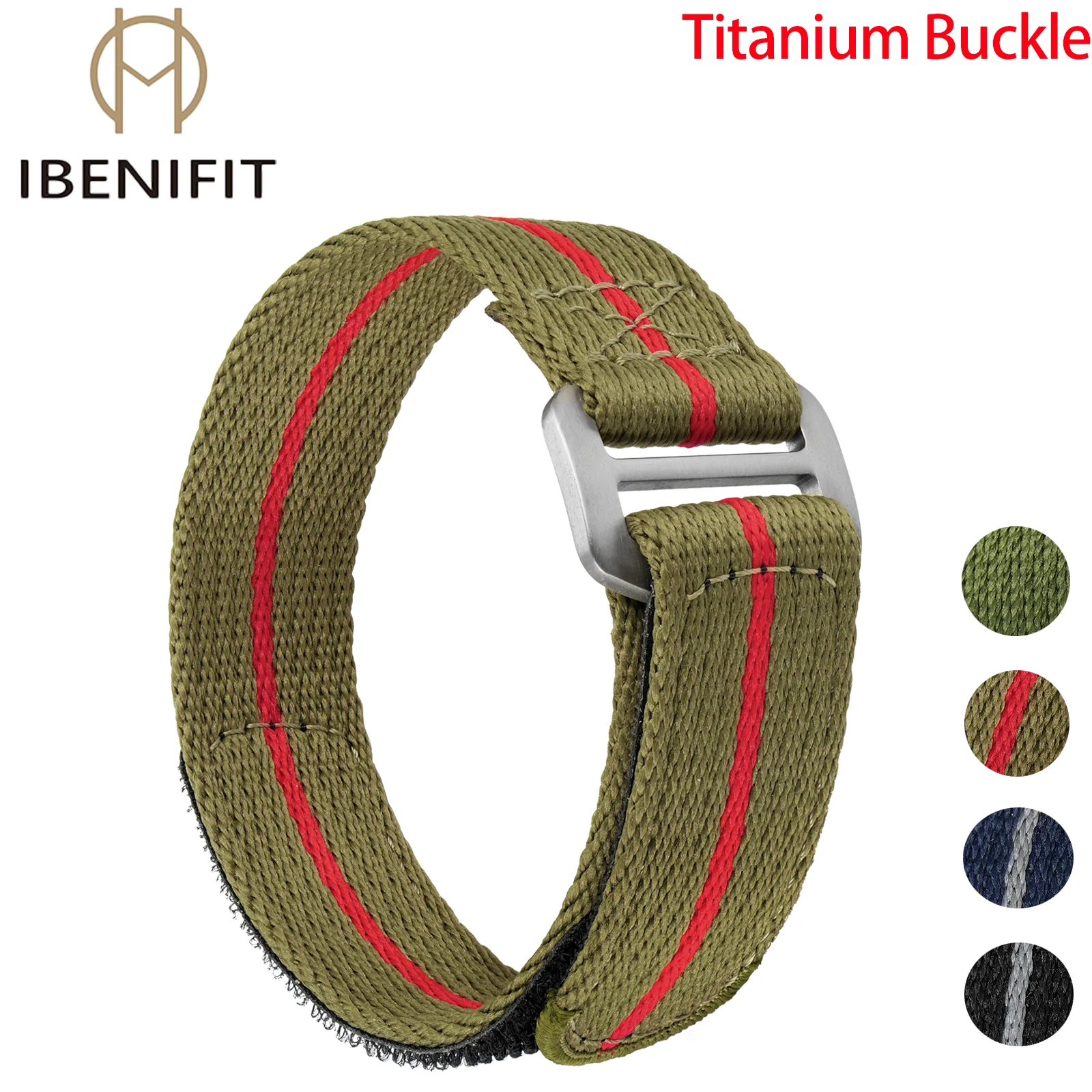 IBENIFIT Titanium Buckle Nylon Strap 20mm 22mm High Quality Watch Band Sports Fabric Wristband Universal Bracelet for Men Women
IBENIFIT Titanium Buckle Nylon Strap 20mm 22mm High Quality Watch Band Sports Fabric Wristband Universal Bracelet for Men Women