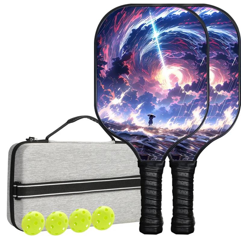 Pickleball Paddles Set-Graphite Glass Fiber Usapa Approved Lightweight Racquets Set Indoor and Outdoor Exercise for All Ages
Pickleball Paddles Set-Graphite Glass Fiber Usapa Approved Lightweight Racquets Set Indoor and Outdoor Exercise for All Ages