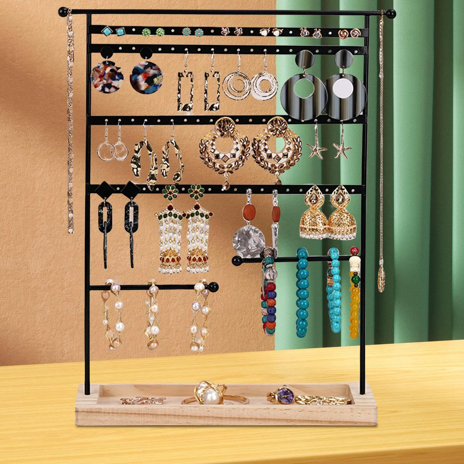Jewelry Organizer Stand Holder Earring Holder Earrings Organizer for Bedroom
Jewelry Organizer Stand Holder Earring Holder Earrings Organizer for Bedroom