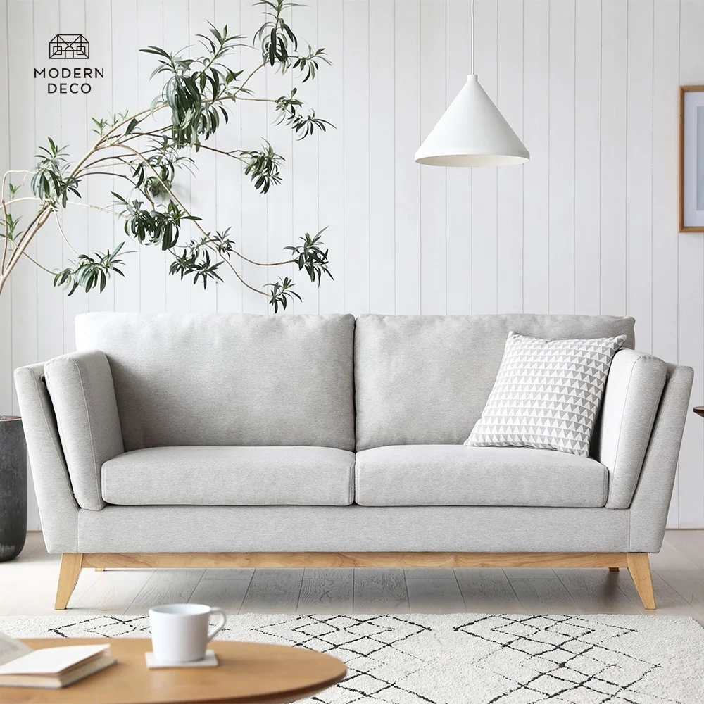 Modern Danish Design Three-seat Couch High Quality Scandinavian Nordic Fabric Sofa
Modern Danish Design Three-seat Couch High Quality Scandinavian Nordic Fabric Sofa
