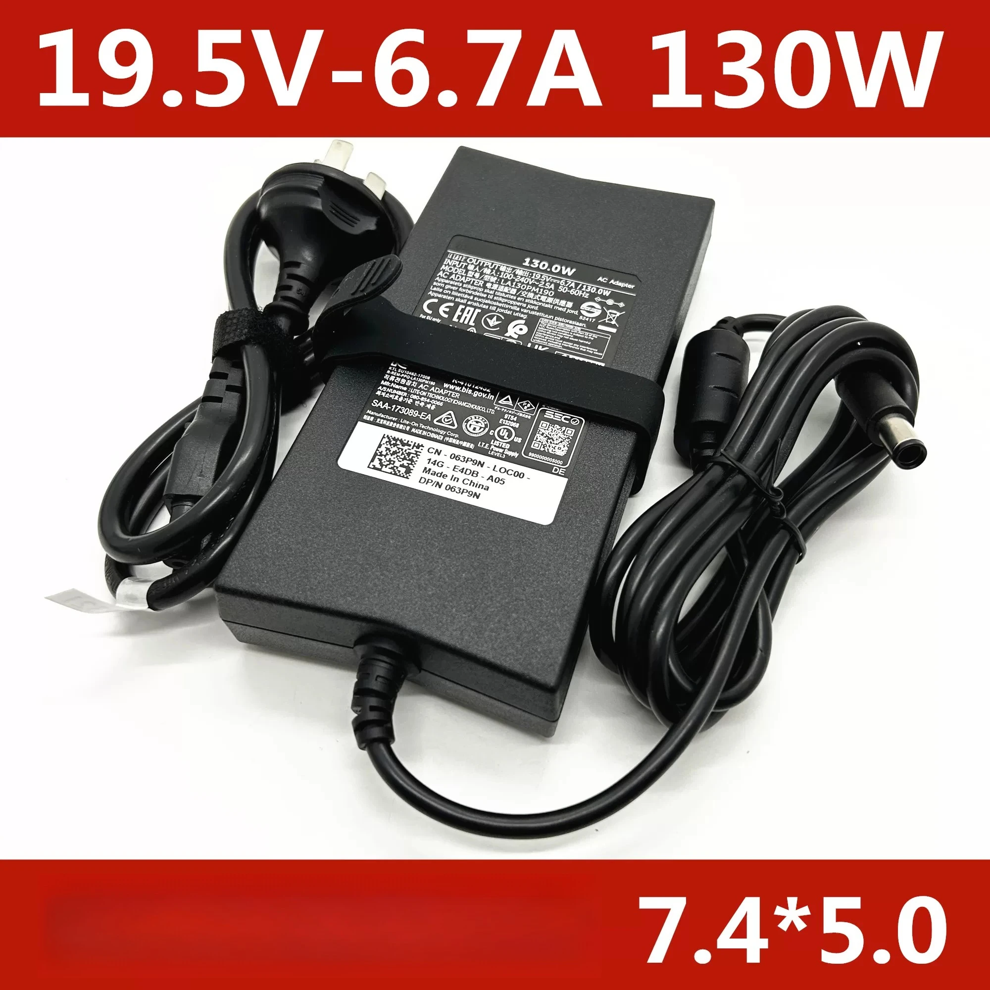 Original for Dell Game Box 15-7557 7559 7567 Power Adapter 19.5V6.7A 130W Charger
Original for Dell Game Box 15-7557 7559 7567 Power Adapter 19.5V6.7A 130W Charger