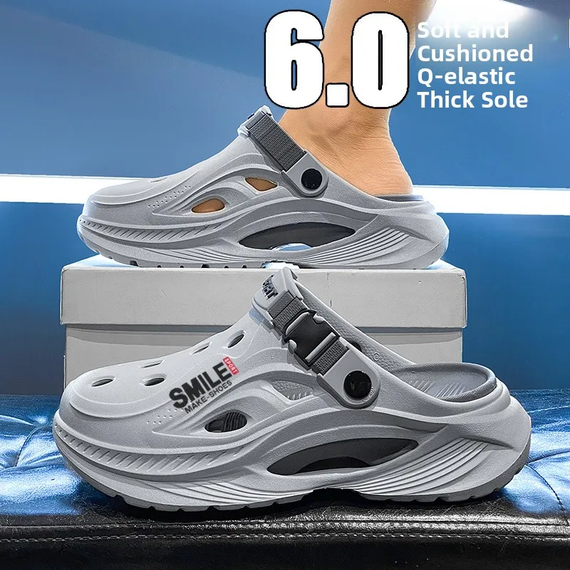 Men's Summer Thick Bottom Outdoor Fishing Driving Two-Way Casual Clog Shoes Hollow out Sensation Slip-On Sandals EVA Material
Men's Summer Thick Bottom Outdoor Fishing Driving Two-Way Casual Clog Shoes Hollow out Sensation Slip-On Sandals EVA Material