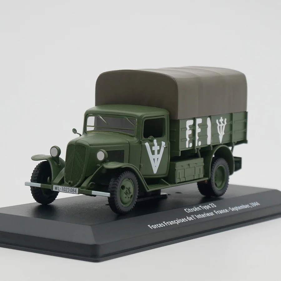 Diecast Ixo 1:43 Scale Citroen Type 23 Truck World War II French Military Vehicle Alloy Car Model Collectible Toy Gift Display
Diecast Ixo 1:43 Scale Citroen Type 23 Truck World War II French Military Vehicle Alloy Car Model Collectible Toy Gift Display