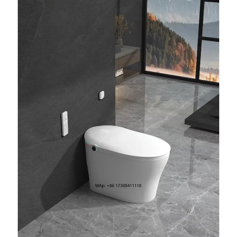 Умный напольный унитаз с регулируемой температурой и сенсорным смывом
Умный напольный унитаз с регулируемой температурой и сенсорным смывом
