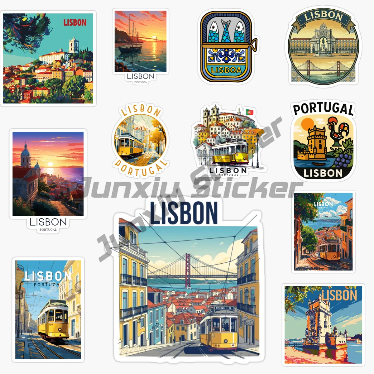 LISBON PORTUGAL пейзажный флаг водостойкая самоклеящаяся автомобильная наклейка для ноутбука, стены, окна, бампера, наклейка
LISBON PORTUGAL пейзажный флаг водостойкая самоклеящаяся автомобильная наклейка для ноутбука, стены, окна, бампера, наклейка