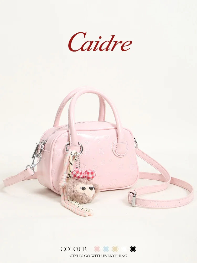 Caidre Adorable Bowling Girl's Handbag Single Shoulder Boston Bag Women's New 2026 Small Crossbody Bag Soft Korean Style
Caidre Adorable Bowling Girl's Handbag Single Shoulder Boston Bag Women's New 2026 Small Crossbody Bag Soft Korean Style