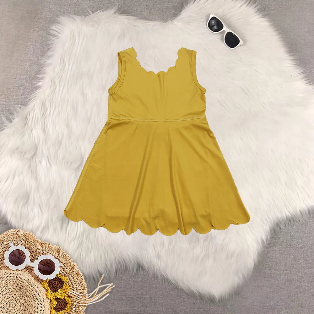 8.14 Wholesale Western Boutique children clothing Baby Girls Mustard Sleeveless Yoga Knee Length Dresses
8.14 Wholesale Western Boutique children clothing Baby Girls Mustard Sleeveless Yoga Knee Length Dresses