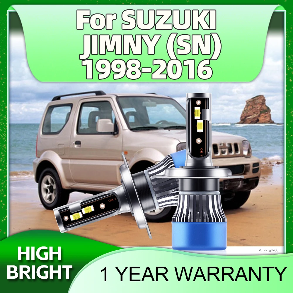 Car Headlight H4 LED Lamp 6000K For SUZUKI JIMNY SN 1998 1999 2000 2001 2002 2003 2004 2005 2006 2007 2008 2009 2010 2011-2016
Car Headlight H4 LED Lamp 6000K For SUZUKI JIMNY SN 1998 1999 2000 2001 2002 2003 2004 2005 2006 2007 2008 2009 2010 2011-2016