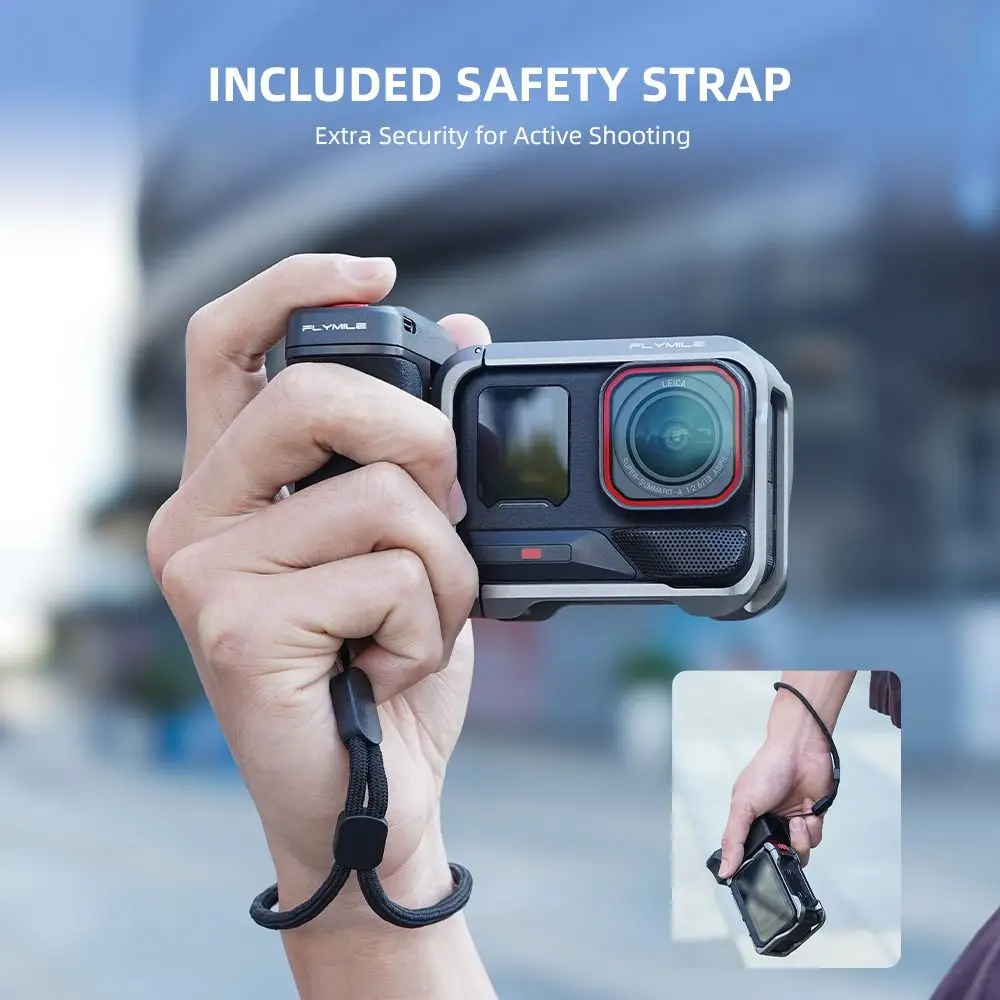 Quick Release Bluetooth Street Camera Handle With Shutter Button Street Grip Holder for Insta360 X5/Ace Pro/Ace Pro 2
Quick Release Bluetooth Street Camera Handle With Shutter Button Street Grip Holder for Insta360 X5/Ace Pro/Ace Pro 2