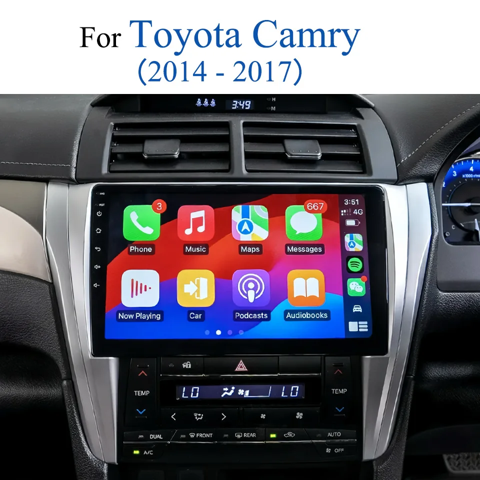 Android 14 8G Ram Car Radio Stereo For Toyota Camry 2014 2015 2016 2017 Auto GPS Navigation Multimedia DVD Player Tape Recorder
Android 14 8G Ram Car Radio Stereo For Toyota Camry 2014 2015 2016 2017 Auto GPS Navigation Multimedia DVD Player Tape Recorder