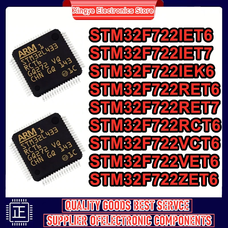 STM32F722IET6 STM32F722IET7 STM32F722IEK6 STM32F722RET6 STM32F722RET7 STM32F722RCT6 STM32F722VCT6 STM32F722VET6 STM32F722ZET6
STM32F722IET6 STM32F722IET7 STM32F722IEK6 STM32F722RET6 STM32F722RET7 STM32F722RCT6 STM32F722VCT6 STM32F722VET6 STM32F722ZET6