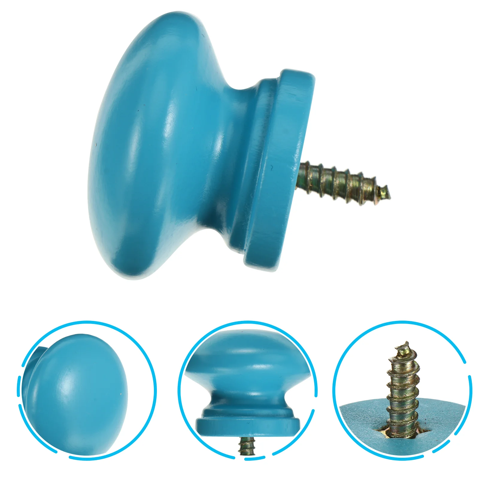 8 Pcs Door Handles Solid Wood Useful Round Cabinet Dressing Table Durable Knob Blue Wardrobe
8 Pcs Door Handles Solid Wood Useful Round Cabinet Dressing Table Durable Knob Blue Wardrobe