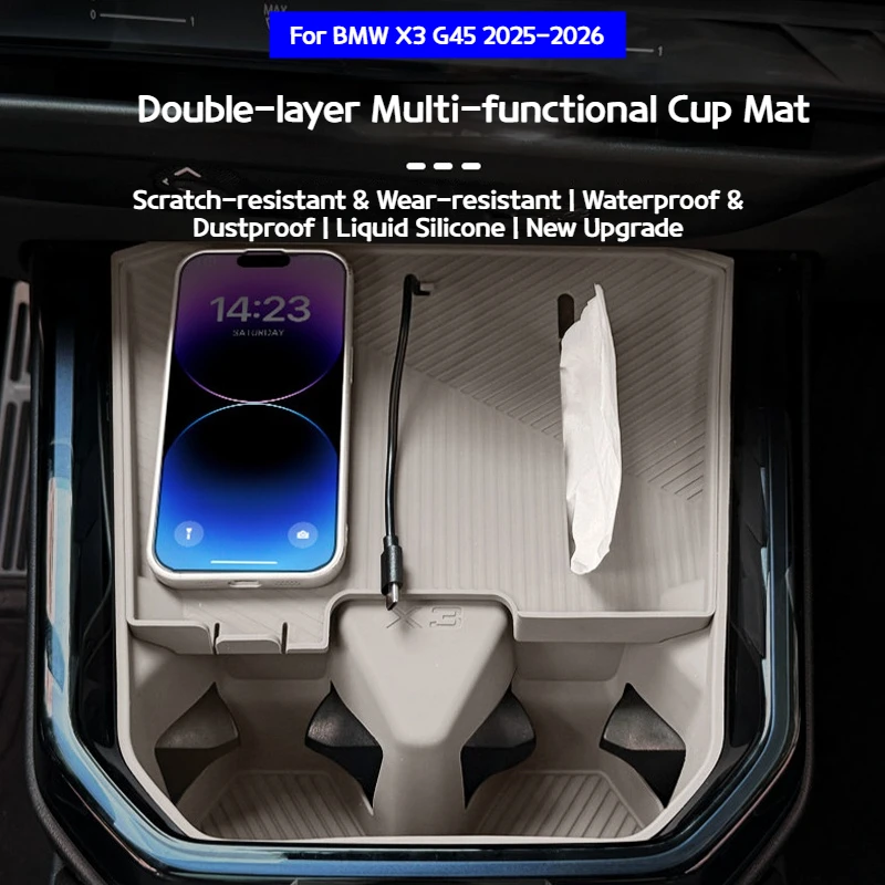 For BMW X3 G45 2025 Wireless charging water cup with double-layer multi-functional silicone protective pad interior accessories
For BMW X3 G45 2025 Wireless charging water cup with double-layer multi-functional silicone protective pad interior accessories