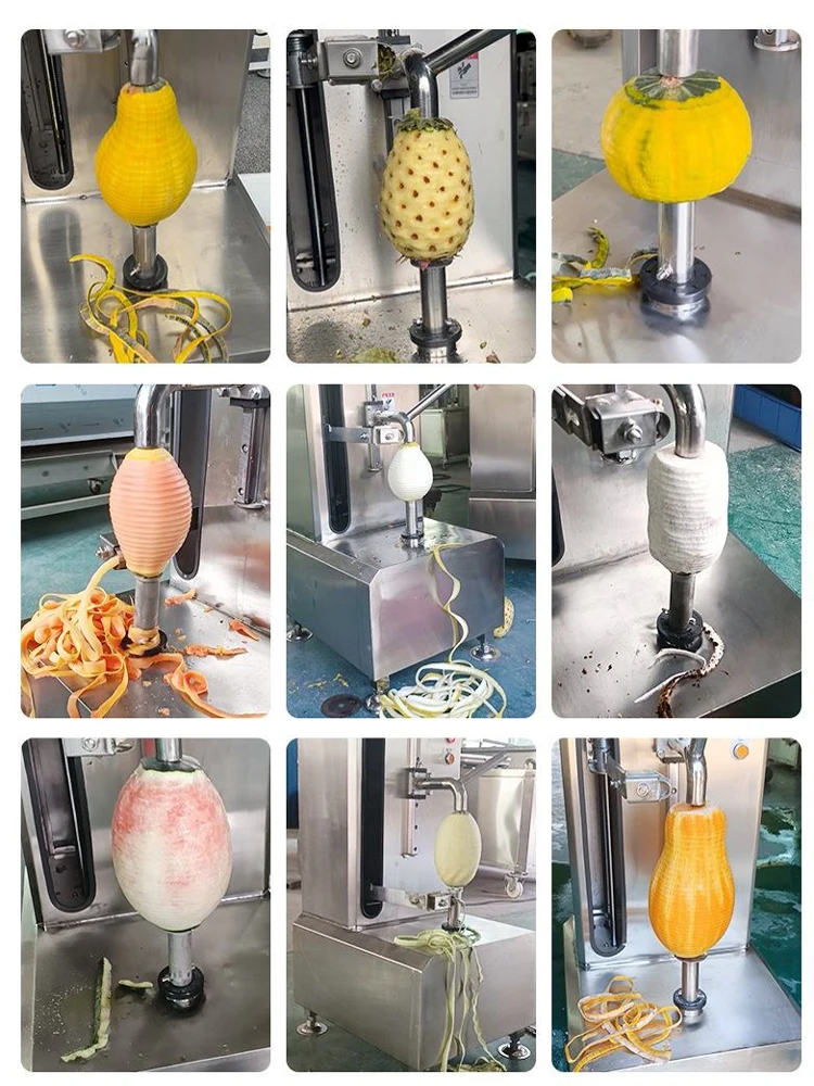 Automatic Fruit Melon Pumpkin Pineapple Skin Peeler Mango Apple Coconut Peeling Machine
Automatic Fruit Melon Pumpkin Pineapple Skin Peeler Mango Apple Coconut Peeling Machine