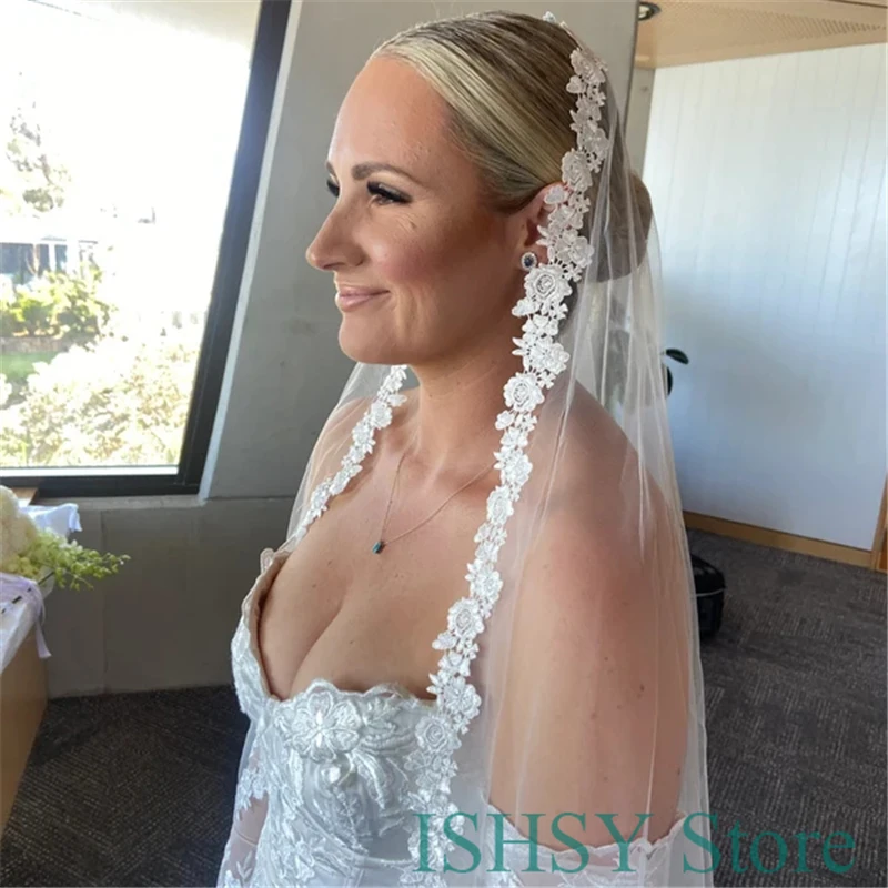 Mantilla Chantilly, свадебная фата, аксессуары для невесты, кружевная нижняя часть, длинные короткие кончики пальцев, соборная церковь, уникальная уличная фата
Mantilla Chantilly, свадебная фата, аксессуары для невесты, кружевная нижняя часть, длинные короткие кончики пальцев, соборная церковь, уникальная уличная фата