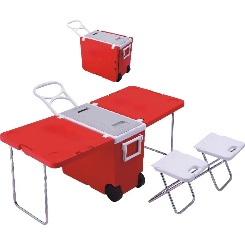 28L Multipurpose Picnic Camping Hiking Ice Bucket Insulated Cooler Box with Handle and Wheels as well as Table and Folding Chair
28L Multipurpose Picnic Camping Hiking Ice Bucket Insulated Cooler Box with Handle and Wheels as well as Table and Folding Chair