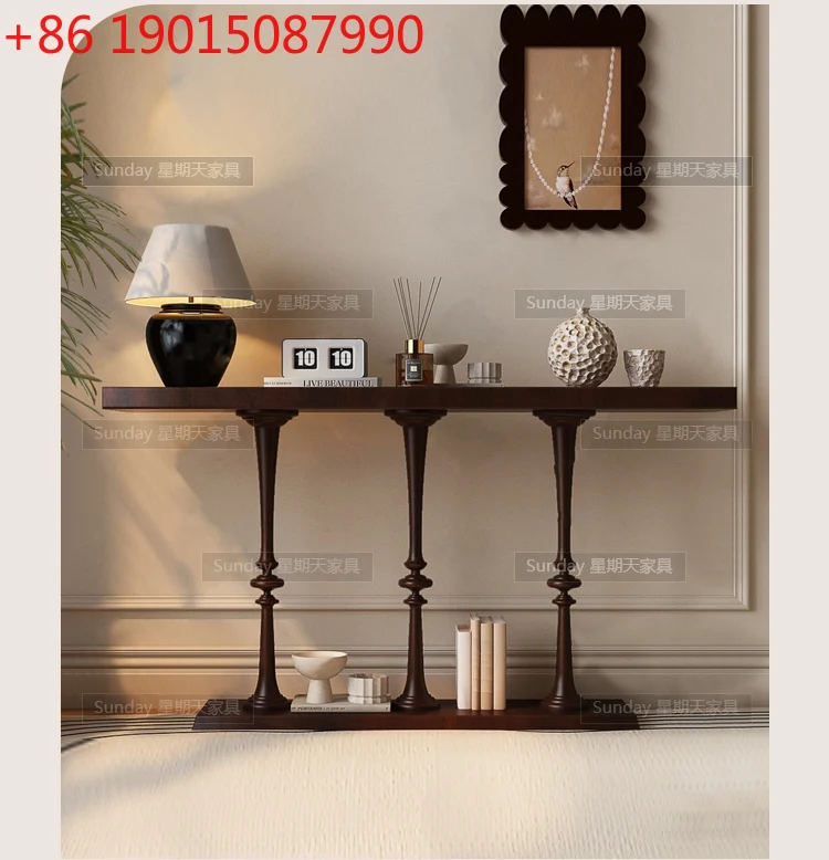 Medieval retro entrance cabinet, living room corridor entrance table, American entrance table
Medieval retro entrance cabinet, living room corridor entrance table, American entrance table