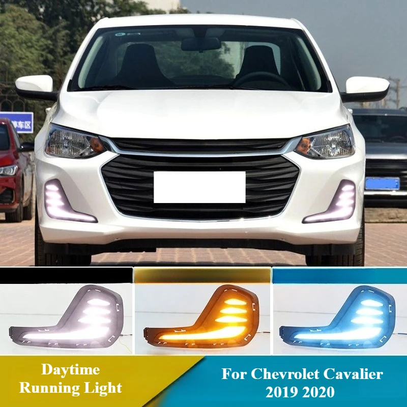 DRL For Chevrolet Cavalier 2019 2020 Car Led Daytime Running Lights Dynamic Turn Signal Front Fog Lights Modified 12V Daylights
DRL For Chevrolet Cavalier 2019 2020 Car Led Daytime Running Lights Dynamic Turn Signal Front Fog Lights Modified 12V Daylights