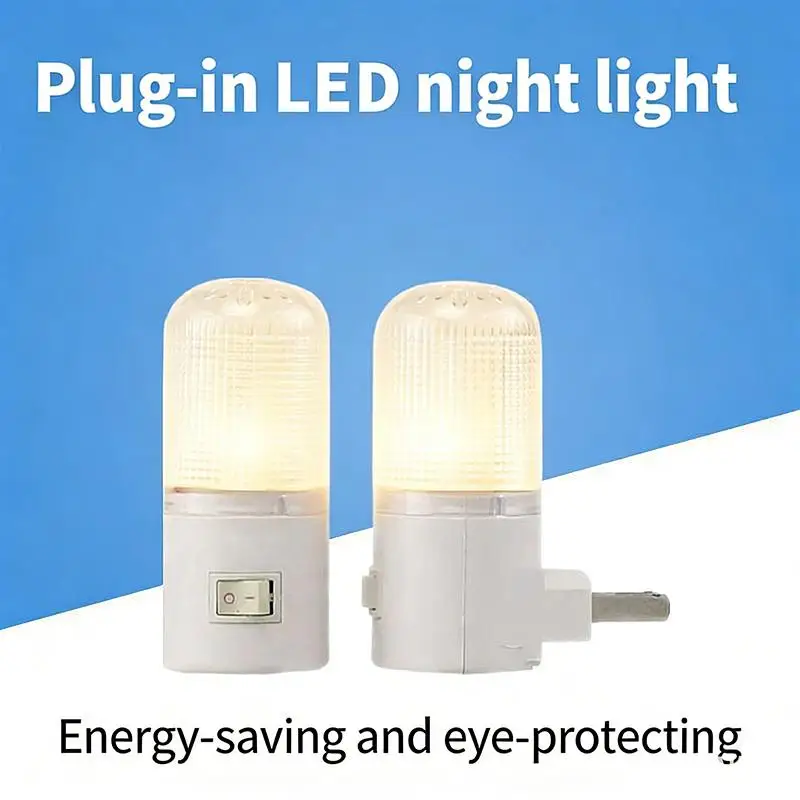 Energy Saving LED Night Light Plug for US EU Soft Glow Bedside Lamp Suitable for Bedroom Living Room Emergency Lighting
Energy Saving LED Night Light Plug for US EU Soft Glow Bedside Lamp Suitable for Bedroom Living Room Emergency Lighting