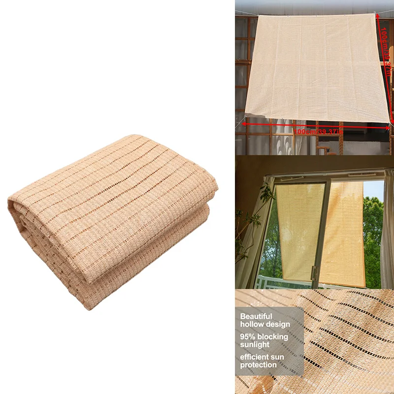 Garden Outdoor Shading Mesh Foldable Terrace Shading Mesh Camping Shading Mesh UV Protection HDPE Sunscreen Fabric Beige
Garden Outdoor Shading Mesh Foldable Terrace Shading Mesh Camping Shading Mesh UV Protection HDPE Sunscreen Fabric Beige
