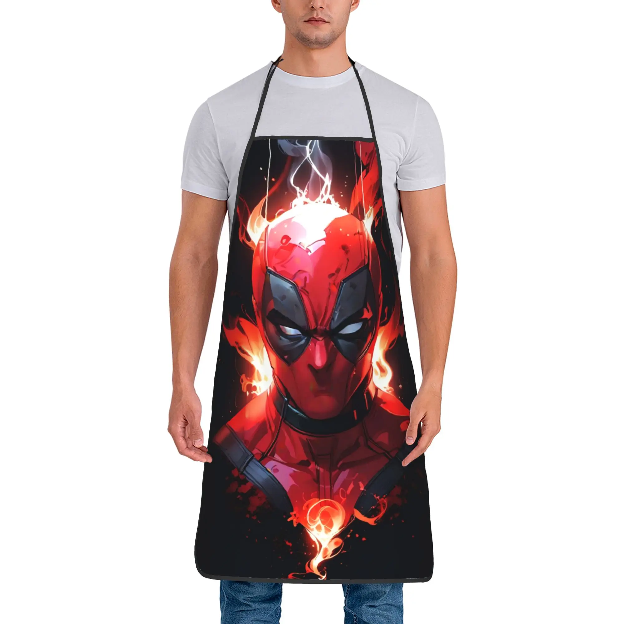 Funny Deadpool Apron Kitchen Chef Marvel Tablier Cuisine for Cooking Baking Gardening
Funny Deadpool Apron Kitchen Chef Marvel Tablier Cuisine for Cooking Baking Gardening