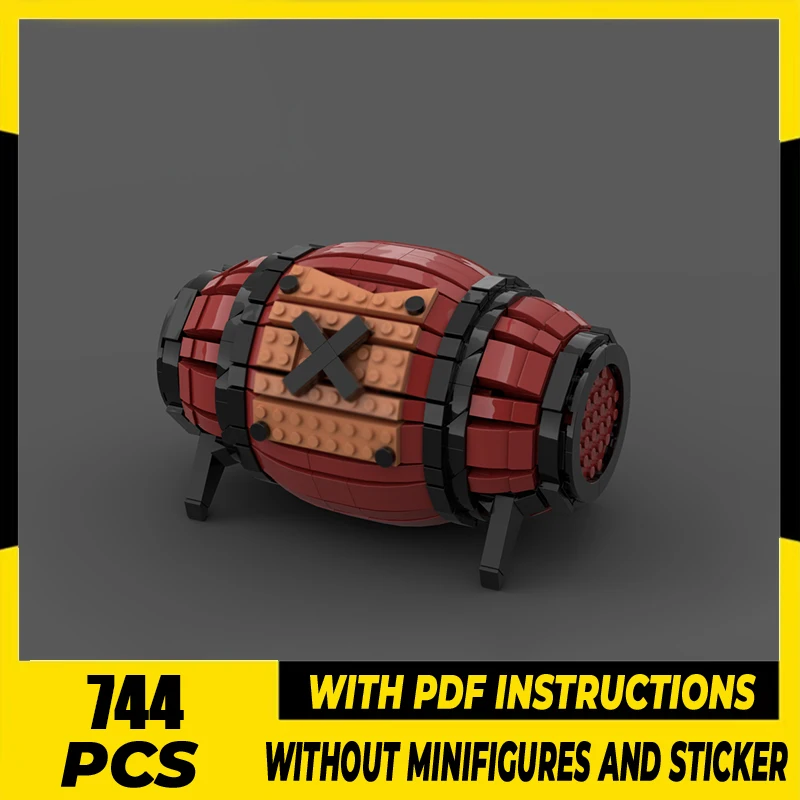 Pirates Model Moc Building Blocks Modular Powder Keg Model Technology Bricks DIY Assembly Holiday Construstion Toy Gifts
Pirates Model Moc Building Blocks Modular Powder Keg Model Technology Bricks DIY Assembly Holiday Construstion Toy Gifts