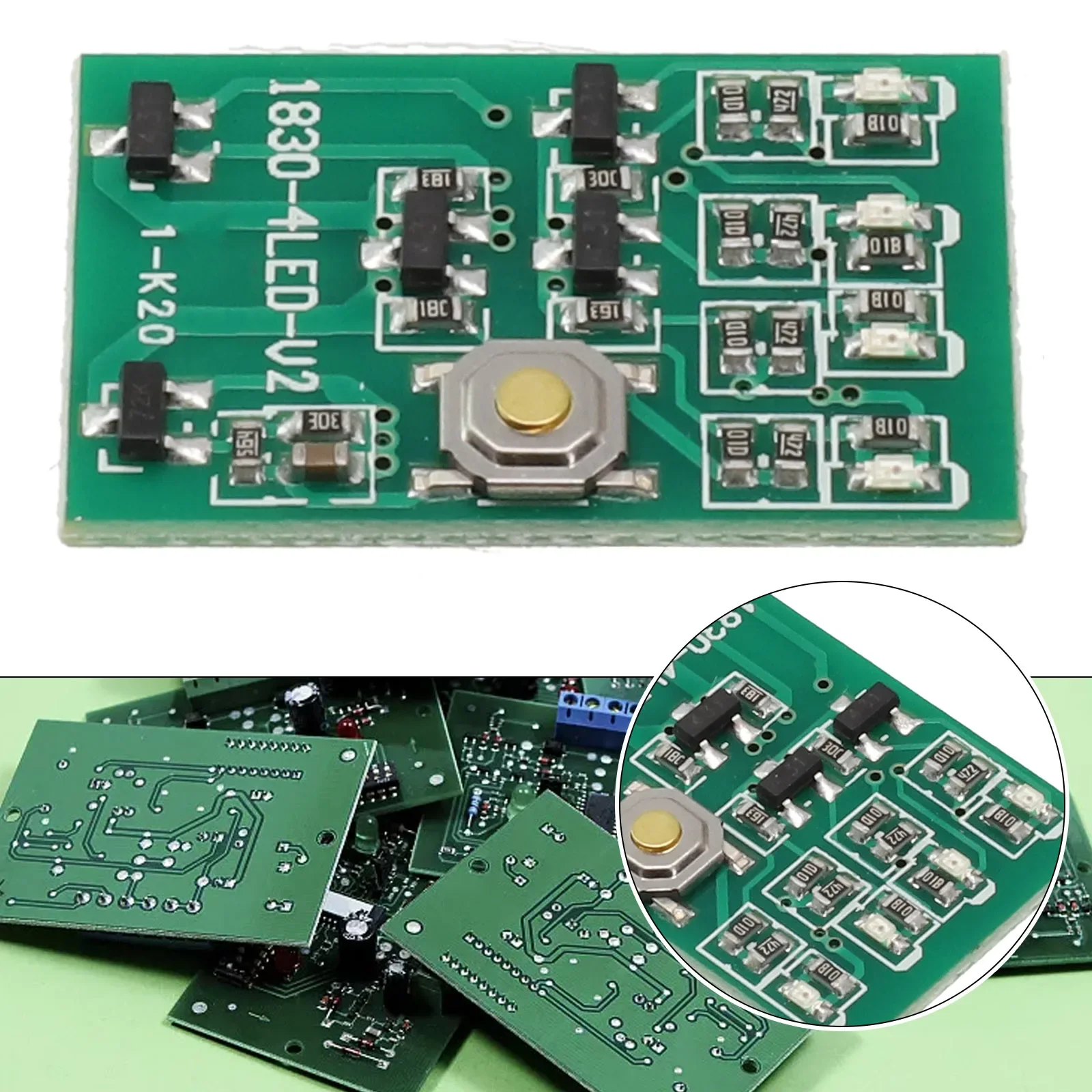 1Pcs PCB Charging Protection Circuit Board LED Circuit Board For For BL1830 Li-ion Lithium Battery Electric Tool Parts
1Pcs PCB Charging Protection Circuit Board LED Circuit Board For For BL1830 Li-ion Lithium Battery Electric Tool Parts