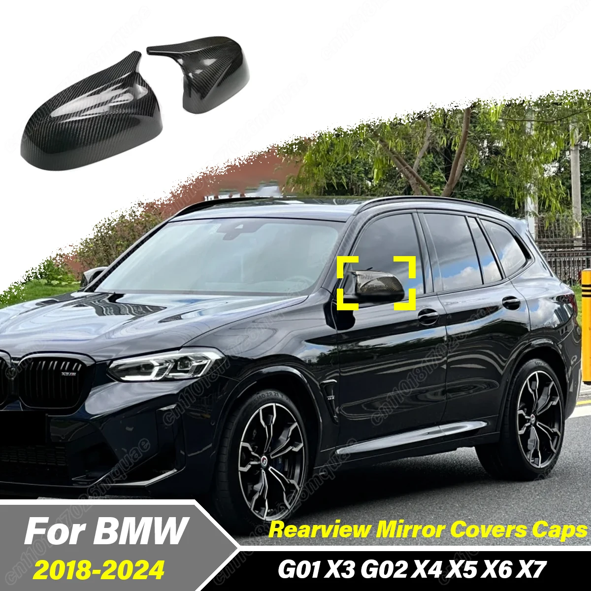 For BMW G01 X3 G02 X4 X5 X6 X7 2018 2019 2020 2021 2022 2023 2024 Car Replacement Mirror Cover Rear Mirror Decoration Body Kit
For BMW G01 X3 G02 X4 X5 X6 X7 2018 2019 2020 2021 2022 2023 2024 Car Replacement Mirror Cover Rear Mirror Decoration Body Kit