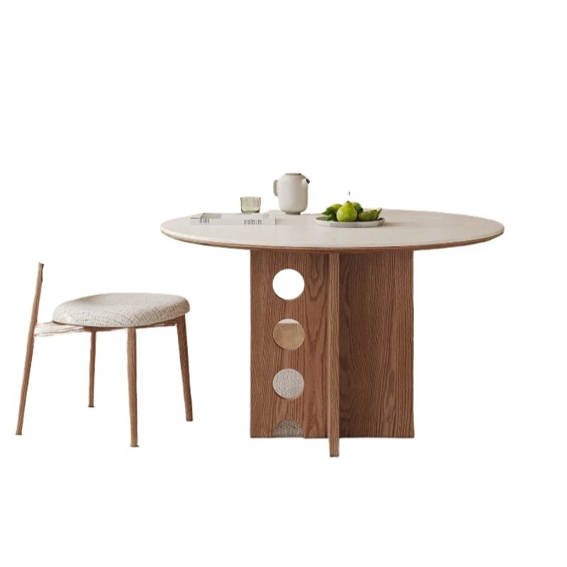 Wind tunnel stone rock slab solid wood dining table Nordic solid wood rock slab dining table and chair combination Modern simple
Wind tunnel stone rock slab solid wood dining table Nordic solid wood rock slab dining table and chair combination Modern simple