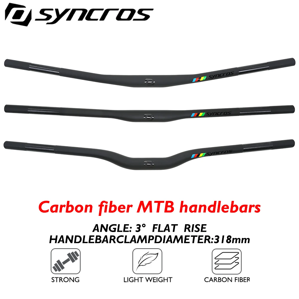MTB Carbon Handlebar 31.8mm 740/720/700mm Lightweight Rise/9° Bar /3°Bar for High Strength Mountain Bike Complex Terrain
MTB Carbon Handlebar 31.8mm 740/720/700mm Lightweight Rise/9° Bar /3°Bar for High Strength Mountain Bike Complex Terrain