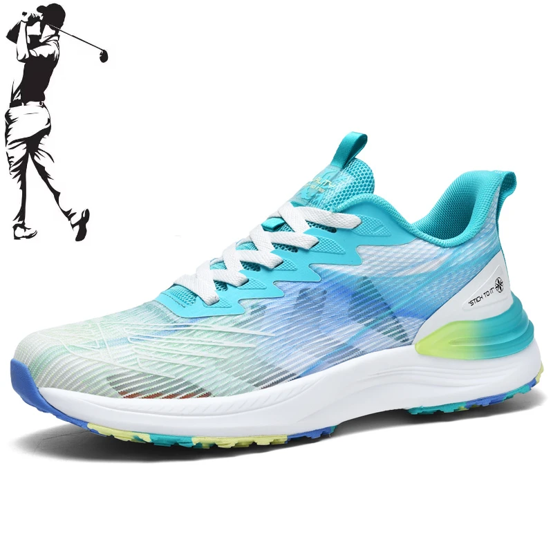 Men's Lightweight Golf Shoes, Comfortable Outdoor Jogging Shoes, Men's Nail Free Jogging Golf Training Shoes
Men's Lightweight Golf Shoes, Comfortable Outdoor Jogging Shoes, Men's Nail Free Jogging Golf Training Shoes