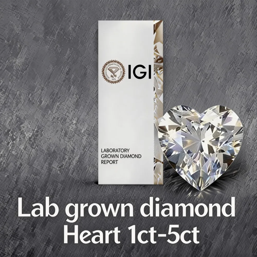 Heart Cut Lab Grown Diamonds IGI Certified D-E Color VVS-VS Clarity 1ct-5ct CVD HPHT Wholesale Diamonds for Jewelry Wholesale
Heart Cut Lab Grown Diamonds IGI Certified D-E Color VVS-VS Clarity 1ct-5ct CVD HPHT Wholesale Diamonds for Jewelry Wholesale