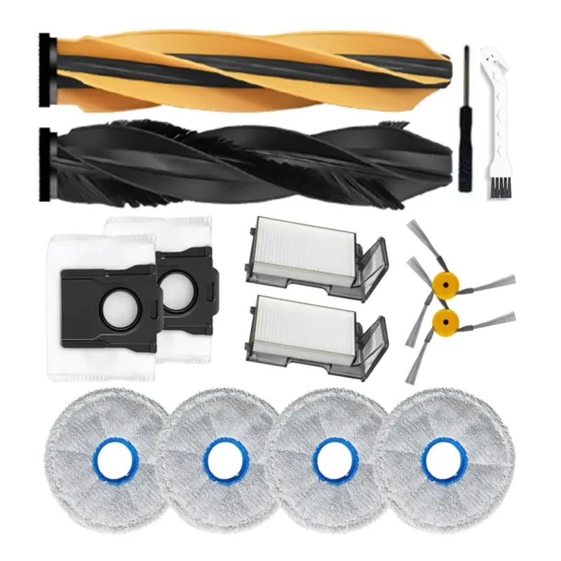 【A SPECIAL SURPRISE】Replacement Parts 14PCS For Dreame X60 Max Ultra/X60 Ultra Vacuum- Main Side Brush Filter Mop Pad Dust Bags
【A SPECIAL SURPRISE】Replacement Parts 14PCS For Dreame X60 Max Ultra/X60 Ultra Vacuum- Main Side Brush Filter Mop Pad Dust Bags
