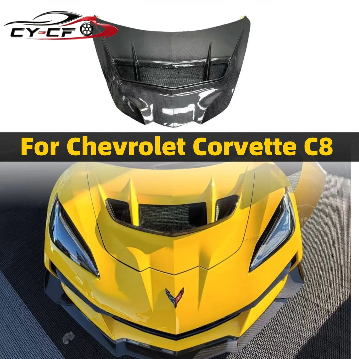 For 20+ Corvette C8 ZR1 Style Models with Large-opening Carbon Fiber Hoods High-quality Hood Made From 100% Carbon Fiber
For 20+ Corvette C8 ZR1 Style Models with Large-opening Carbon Fiber Hoods High-quality Hood Made From 100% Carbon Fiber