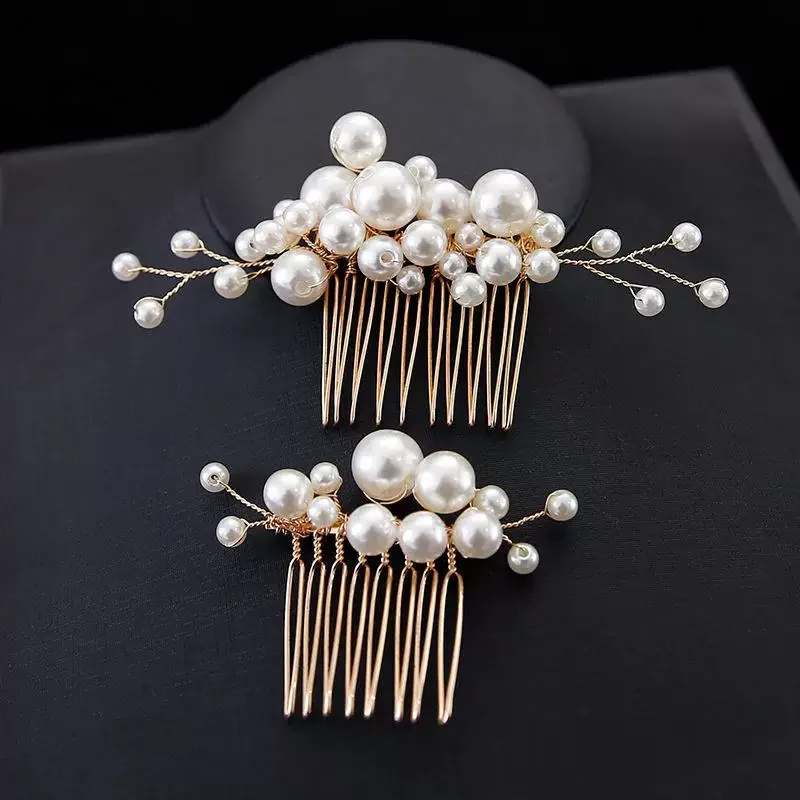 Bridal Hair Comb Vintage - Handmade Pearl Wedding Hair Accessories for Bride, Western Style Hairpin Bride Gift
Bridal Hair Comb Vintage - Handmade Pearl Wedding Hair Accessories for Bride, Western Style Hairpin Bride Gift