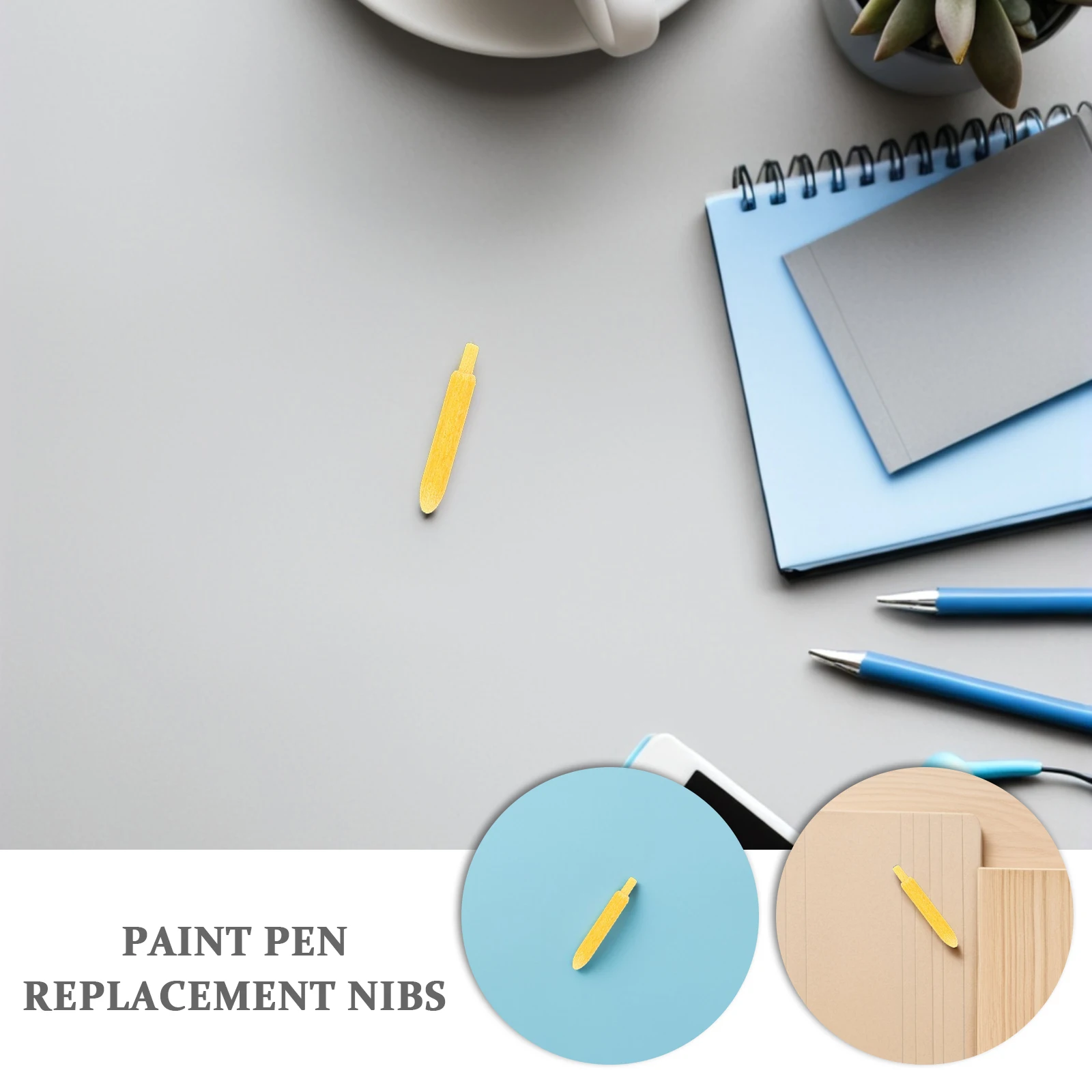 60 Pcs Paint Marker Pen Replacement Nibs 29 6mm Yellow Polyester Chemical Fiber Durable Practical Refills Tips Universal
60 Pcs Paint Marker Pen Replacement Nibs 29 6mm Yellow Polyester Chemical Fiber Durable Practical Refills Tips Universal