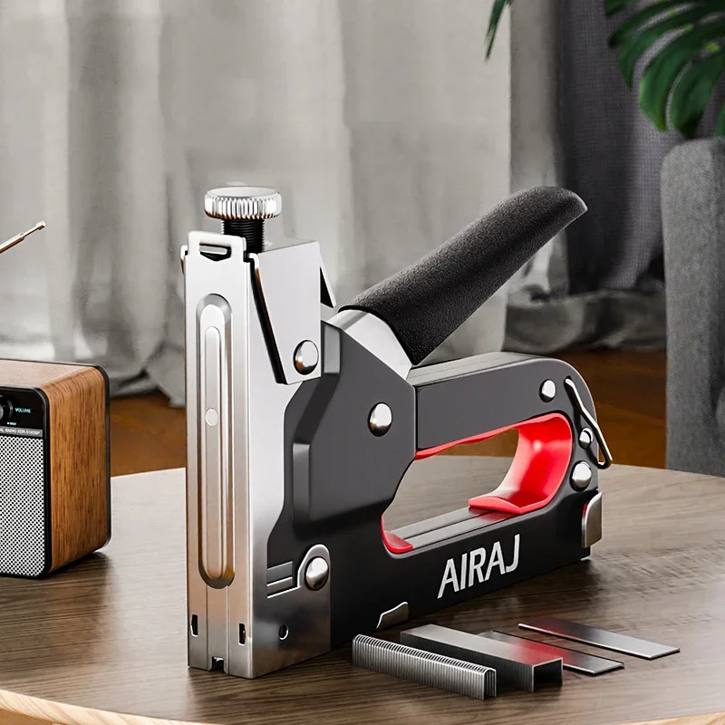 Effort Saving 4 in 1Heavy Stapler Gun MultiFunctional Stapler Shooting Nail Gun Household DIY Woodworking Special Manual Tools
Effort Saving 4 in 1Heavy Stapler Gun MultiFunctional Stapler Shooting Nail Gun Household DIY Woodworking Special Manual Tools