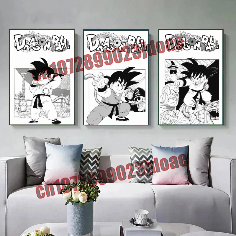 Dragon Ball Goku Vegeta Black and White Sketch Style Poster Cute Style Anime Illustration Canvas Drawing Mural Children's Gifts
Dragon Ball Goku Vegeta Black and White Sketch Style Poster Cute Style Anime Illustration Canvas Drawing Mural Children's Gifts