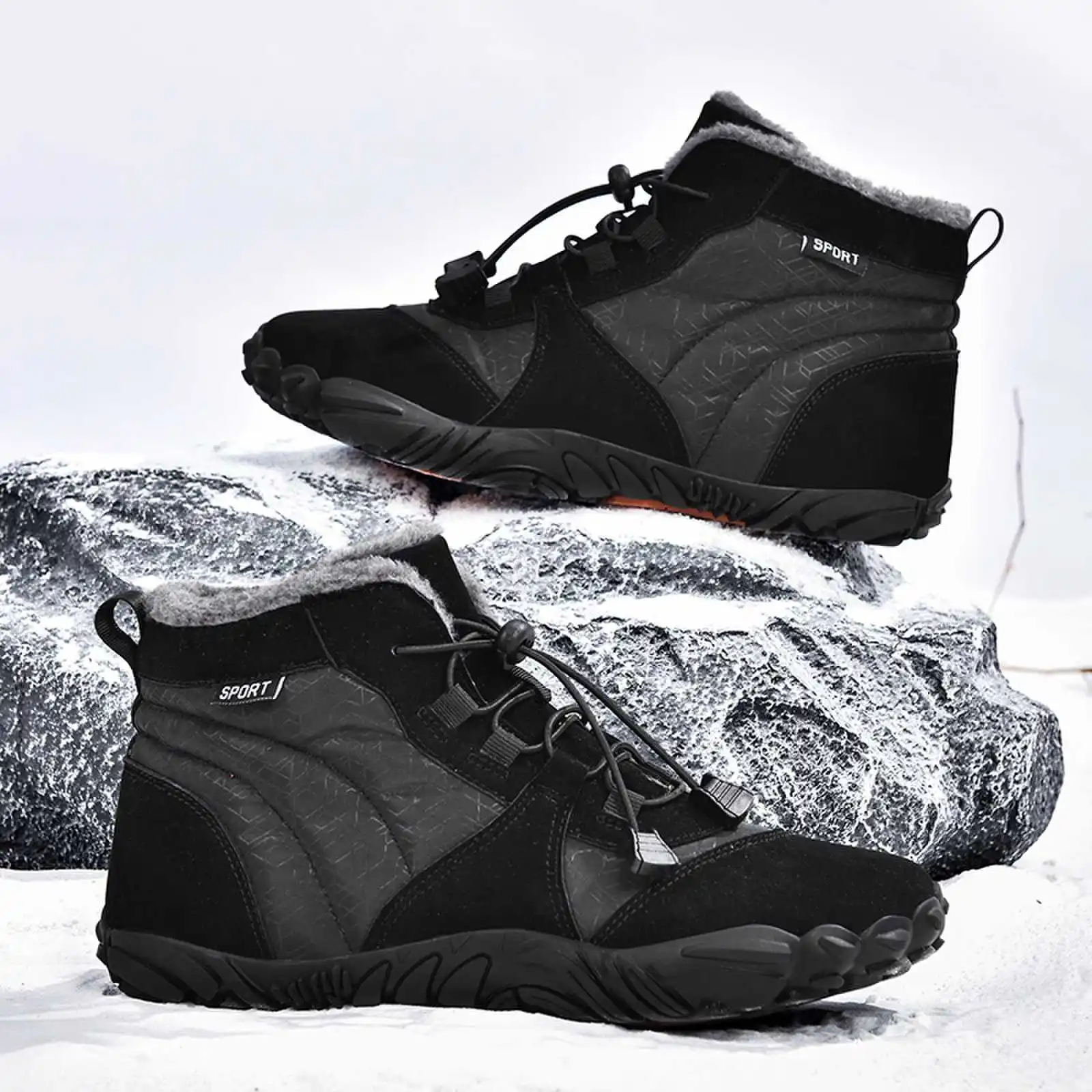 New Winter Booties Men Snow BareFoot Casual Shoes Outdoor Waterproof Work Shoes Warm Fur Men Ankle Shoes Snow Boots Plus Size36-
New Winter Booties Men Snow BareFoot Casual Shoes Outdoor Waterproof Work Shoes Warm Fur Men Ankle Shoes Snow Boots Plus Size36-