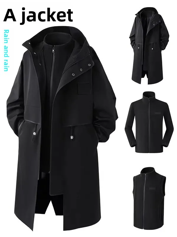 High-End Hooded Lamb Velvet Jaet Men's Winter Mid-Length Outdoor Workwear Coat Windproof Waterproof Tee-Proof Windbreaker
High-End Hooded Lamb Velvet Jaet Men's Winter Mid-Length Outdoor Workwear Coat Windproof Waterproof Tee-Proof Windbreaker