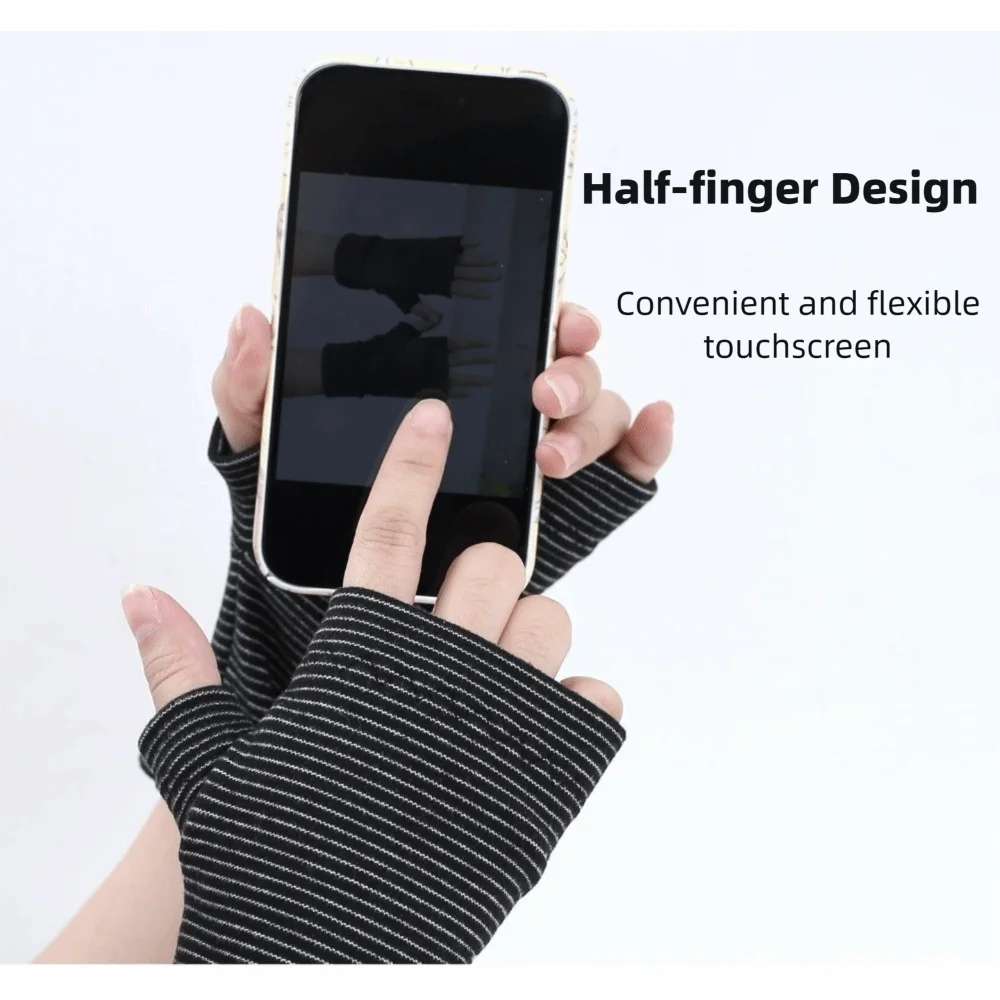 A Pair High Elastic Fingerless Gloves Dralon Thermal Insulation Double-layer Half-Finger Gloves Comfortable Thickened
A Pair High Elastic Fingerless Gloves Dralon Thermal Insulation Double-layer Half-Finger Gloves Comfortable Thickened