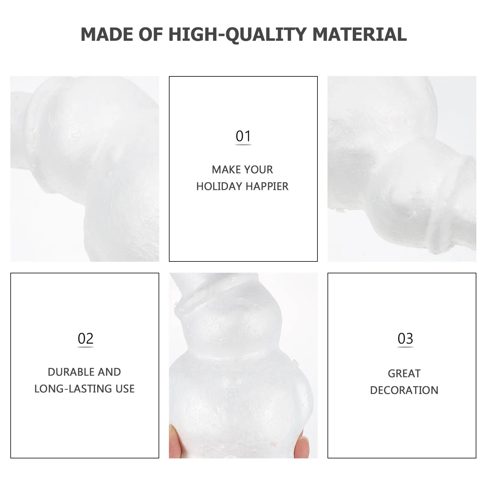 10 Pcs Snowman Foam Ball Christmas Tree Decorative Ornament Xmas Themed DIY Decoration Scene Shaped Pendant 
10 Pcs Snowman Foam Ball Christmas Tree Decorative Ornament Xmas Themed DIY Decoration Scene Shaped Pendant