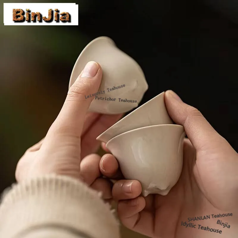 2pc/set Plant Ash Tea Cup Household Three-legged Master Cup Luxury Cute Bowl Meditation Cup Creative Tableware Ornaments 45ml
2pc/set Plant Ash Tea Cup Household Three-legged Master Cup Luxury Cute Bowl Meditation Cup Creative Tableware Ornaments 45ml