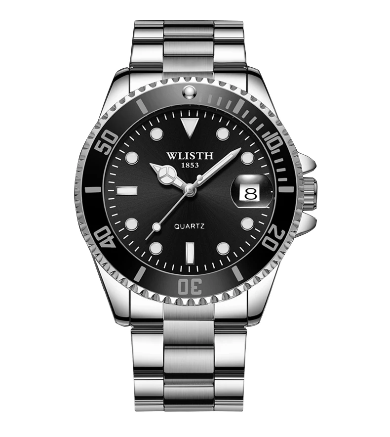 Men's Watches Business Stainless Steel Strap Green Quartz Watch Waterproof Calendar Luminous High Quality Wristwatch relogios
Men's Watches Business Stainless Steel Strap Green Quartz Watch Waterproof Calendar Luminous High Quality Wristwatch relogios