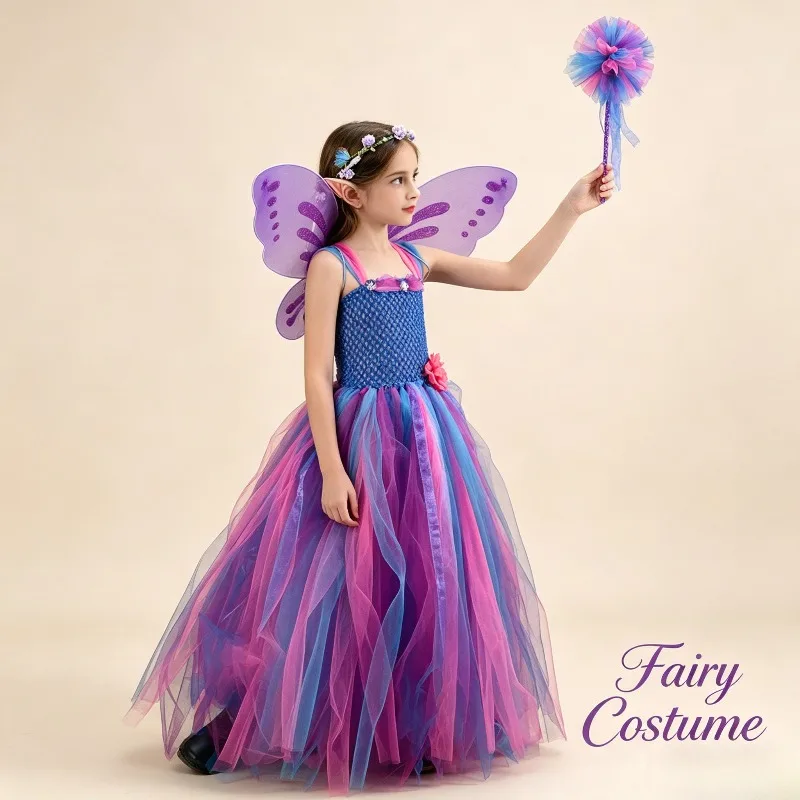 European Style Long Elf Fairy Dress Mesh Princess Cosplay Costume Fantasy Gown Elegant For Stage Performance Party Holiday
European Style Long Elf Fairy Dress Mesh Princess Cosplay Costume Fantasy Gown Elegant For Stage Performance Party Holiday