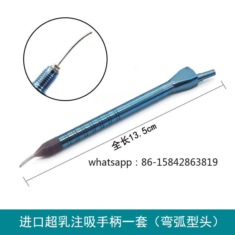 Ophthalmic Phacoemulsification Handpiece, IA Handle with Straight/Bent 45°, MTP Blue Sleeve Cap, Microscope Surgical Instrument
Ophthalmic Phacoemulsification Handpiece, IA Handle with Straight/Bent 45°, MTP Blue Sleeve Cap, Microscope Surgical Instrument